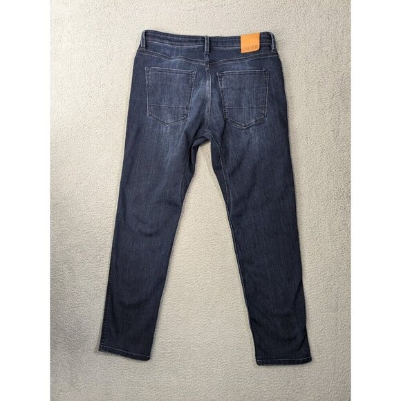 DU/ER Jeans Mens 34x30 L2X Slim Fit Technical Performance Denim Quick Dry Blue - Picture 2 of 14